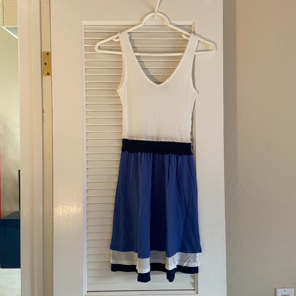 Splendid Tri Color V Neck Sundress